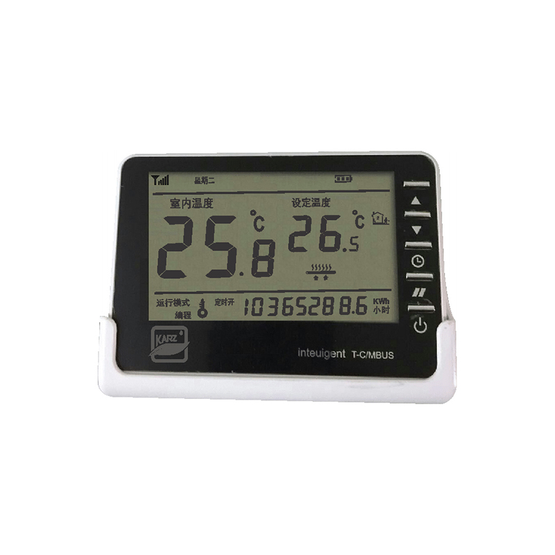 無線壓桿閥智能控制溫控器 KR-1601WRHYF 433MHZ無線水暖溫控器